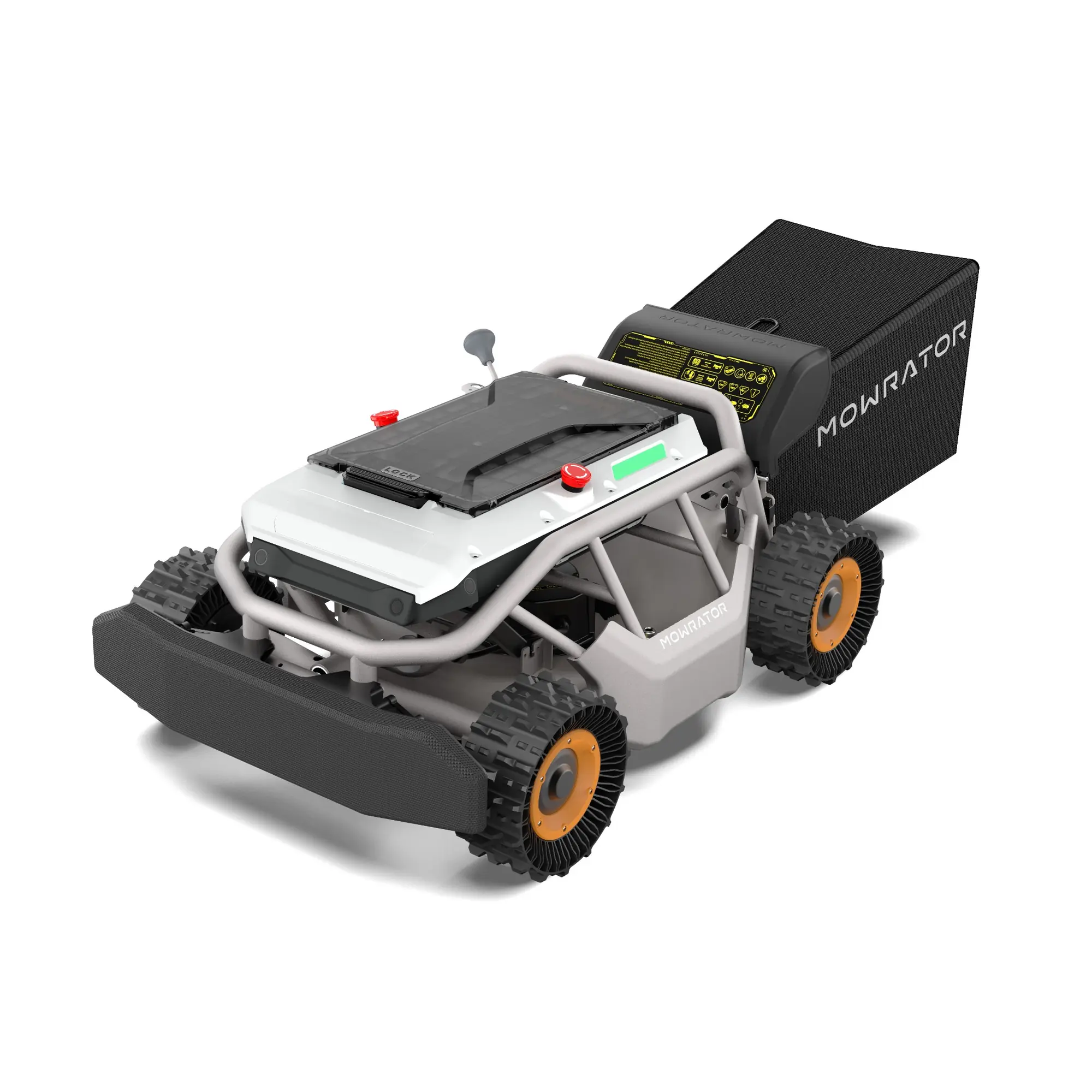 Mowrator S1 4WD tālvadības zāles pļāvējs ar paaugstinātas saķeres riepām