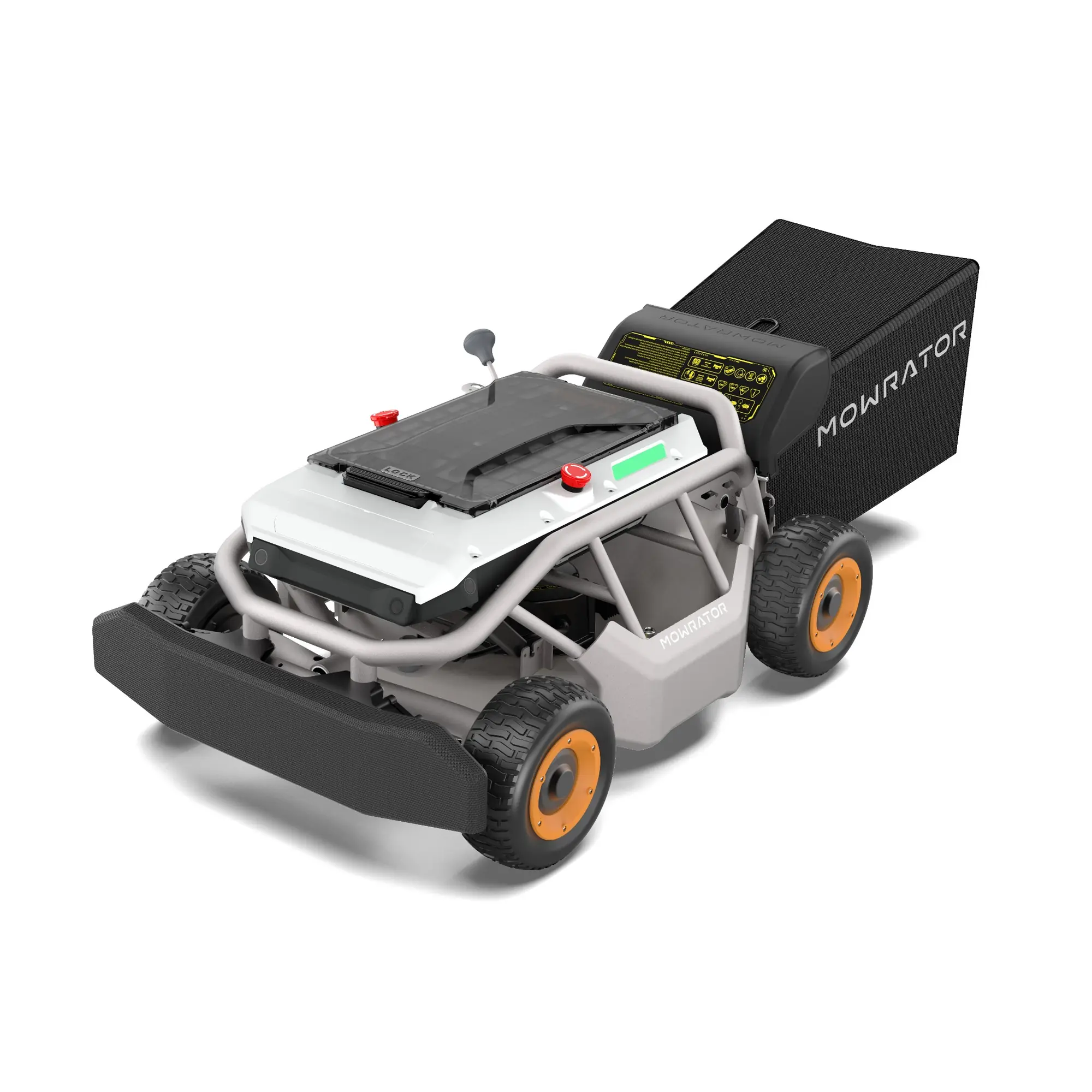 Mowrator S1 4WD tālvadības zāles pļāvējs ar standarta riepām